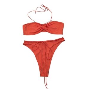 NWT Riot Swim Fox Two Piece  Small TOP AND BOTTOM SET